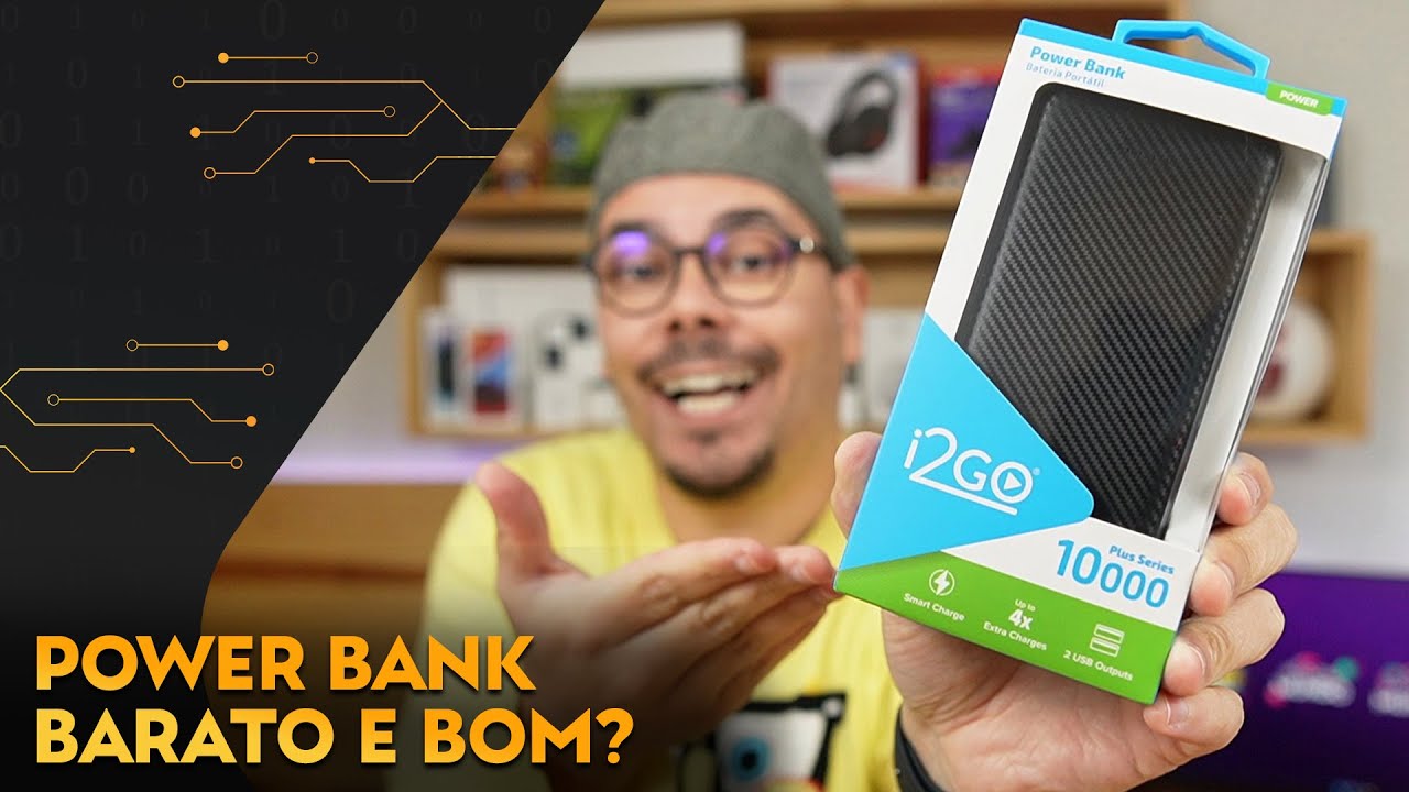 POWER BANK I2GO 10.000 MAH: O MELHOR CARREGADOR PORTÁTIL BARATO E BOM ...