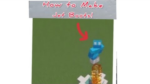 How to Make Jet Boots in Minecraft! (Bedrock)