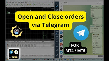 📲 Open, Modify & Close Trades in MT4/MT5 via Telegram – Fully Automated! 🚀