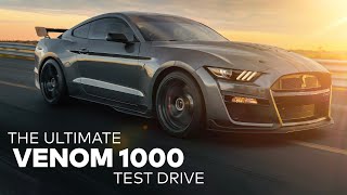 1000 HP Mustang GT500 Test Drive // VENOM 1000 by HENNESSEY