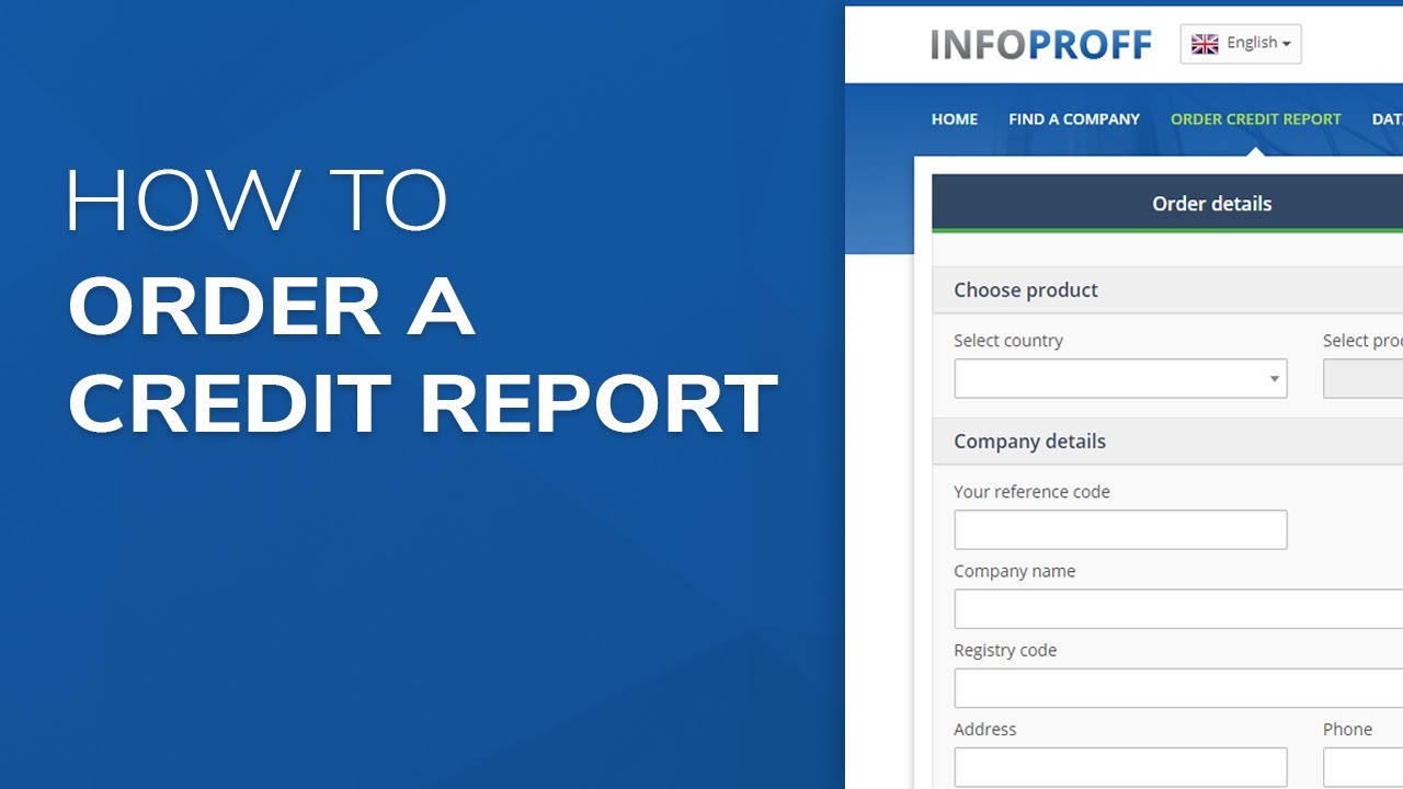 how-to-order-a-credit-report-youtube