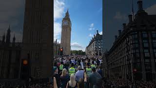 Big Ben rings for the Elizabeth II's Funeral #shorts