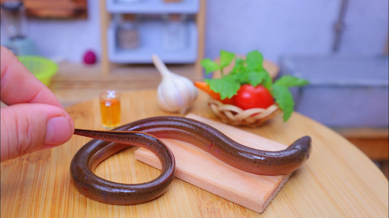 How To Make An Amazing Miniature Grilled Eel Miniature Hieu's kitchen