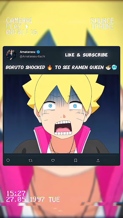 BORUTO SHOCKED 🥶🔥