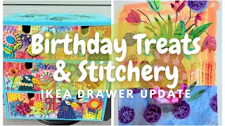 A Birthday Treat, A Box of Tricks and A Stitched Journal