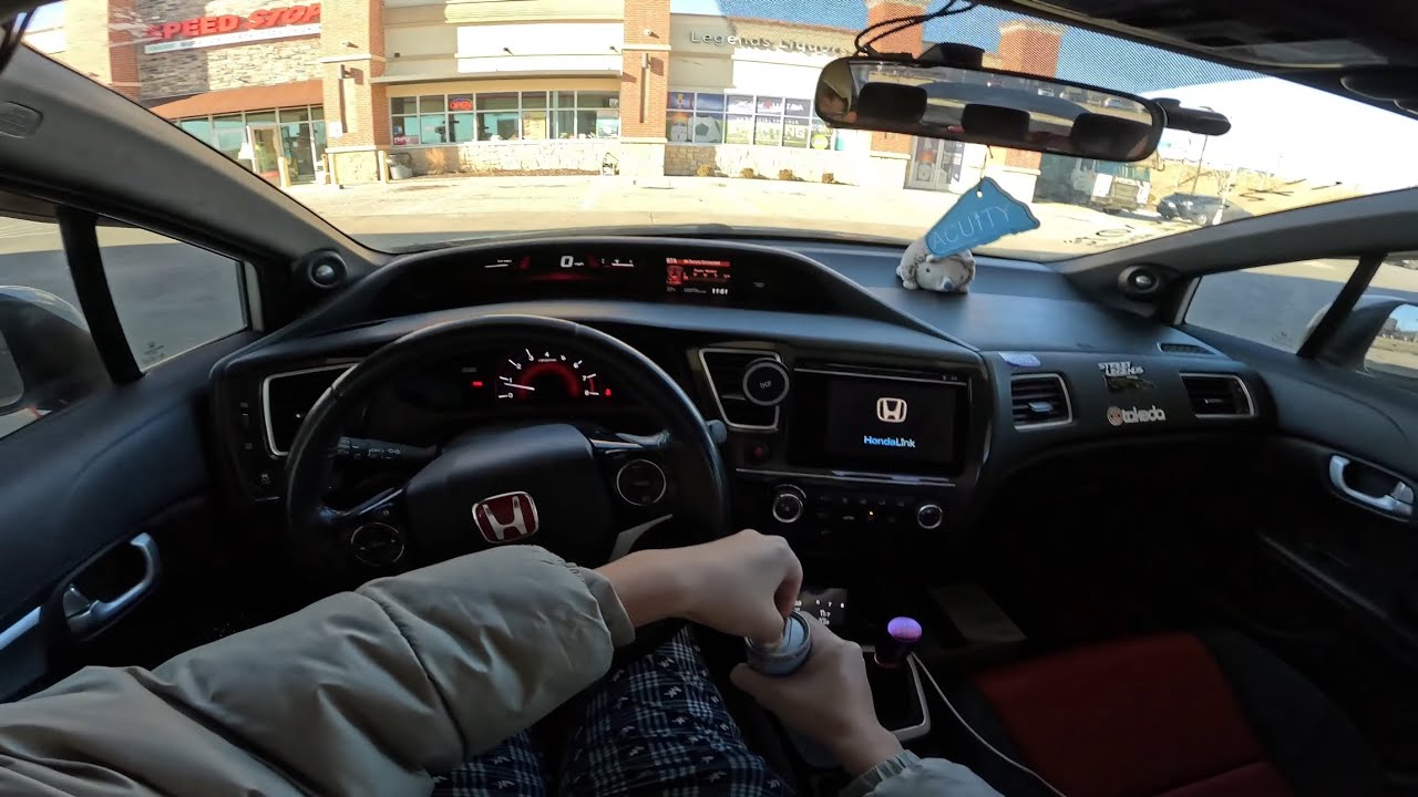 RUNNING ERRANDS IN THE CIVIC | CHILL POV | 9TH GEN SI