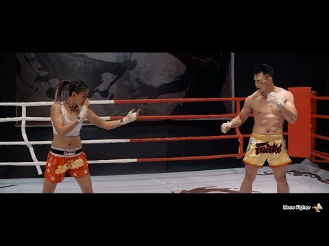 Male vs Female boxing mixed fight scene Part 2 Man lost