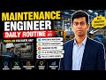 Maintenance Engineer Ka Daily Routine 🏭⚡ | Real Industry Work Explained
