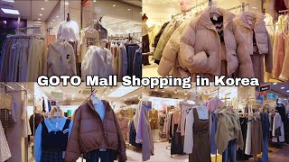Shopping in Korea | GOTO Mall Shopping in Gangnam | Korean Winter Fashion | Warm Winter Outfits