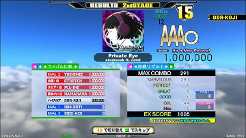 [DDR A] Private Eye [Single-EXPERT] 1,000,000 MFC by DDR-KOJI
