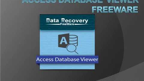 Access Database Viewer
