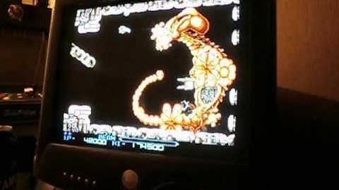 r-type gameplay on the sharp x68000.AVI