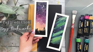 Easy Night Sky Galaxy Bookmark Painting For Beginners!