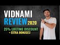 Vidnami Review 2020 👉 25% Vidnami Discount + Extra Bonuses! ❇️