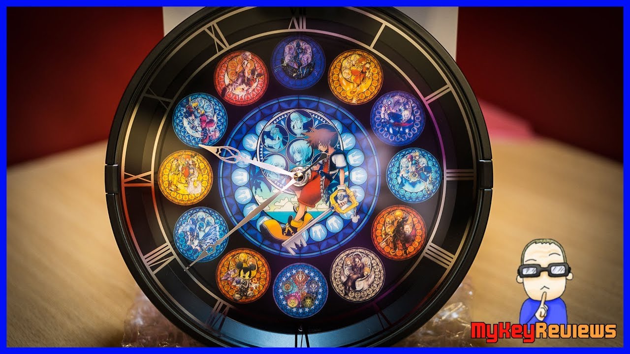 Kingdom Hearts Lighting Clock (Stained Glass Design) | Unboxing & Review |  MyKeyReviews