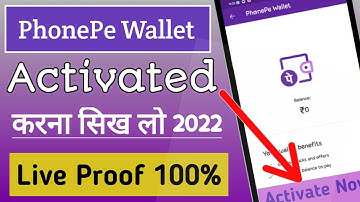 PhonePe wallet activate kaise kare | activate phonepe wallet after deactivation | phonepe wallet