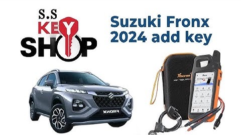 Suzuki Fronx new add key via key tool max pro....