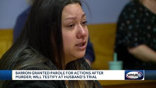 Britany Barron granted parole, will testify at husband's trial