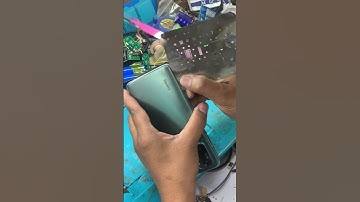 Fixing a Cracked MI Note 10 Display Part 1 #educational #satisfying  #tech #repair #diy #techfix