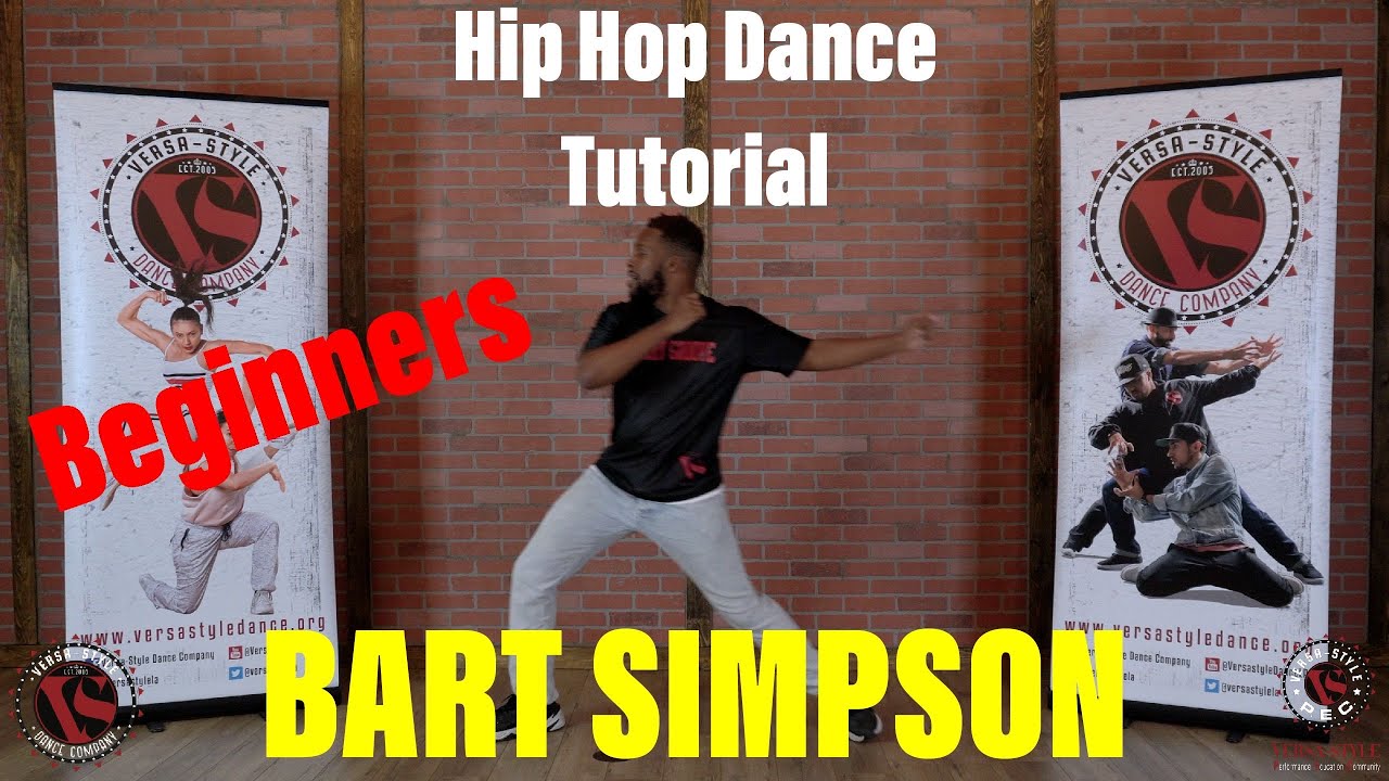 Хип-хоп танцы для начинающих — Барт Симпсон