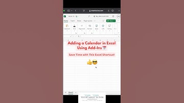 🛑 ✋ Stop Typing Dates!  Add a Calendar in Excel in Seconds!  📅  #excel #excelshorts