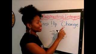 Subtracting Integers with Miss A Academic Coach Guide