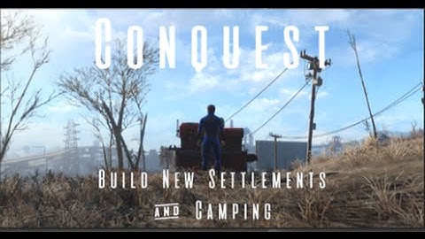 YOUR OWN SETTLEMENT ANYWHERE! Fallout 4 MODS - Settlement and Camping. Mod review #2