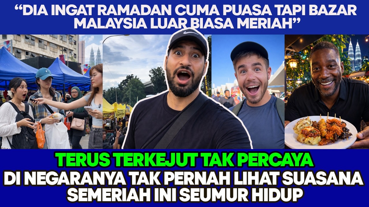 DIA SANGKA RAMADAN SEKADAR PUASA… SEKALI MASUK BAZAR MALAYSIA, TERUS TERKEJUT!