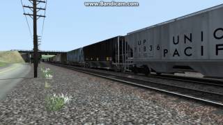 TS17 CSX C30-7 W/ Chessie U30C Hopper Train