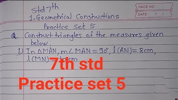 7th std practice set 5 geometrical constructions @sjtuitionclasses8229
