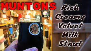 Experience The Rich Creamy Goodness Of Muntons Premium Range Milk Stout Tasting