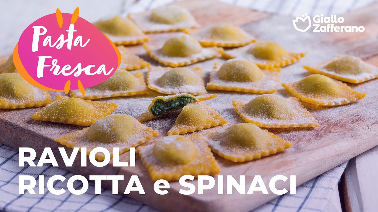 RAVIOLI RICOTTA e SPINACI: il GUSTO CASALINGO della PASTA FRESCA😍🌿💚