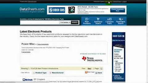 Datasheets.com - New Product Introductions Tutorial