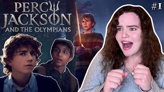 Watching Percy Jackson for the first time without reading the books! episode 1 reaction & commentary