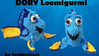 картинка: Dory Part 2 Loomigurumi Amigurumi Rainbow Loom Band Crochet Hook Only Finding Nemo Fish Лумигуруми