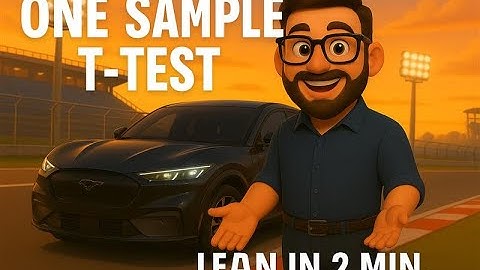 One Sample T -Test for beginners