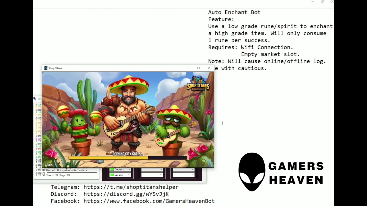 Shop Titans TSRobot - Auto Enchant Bot