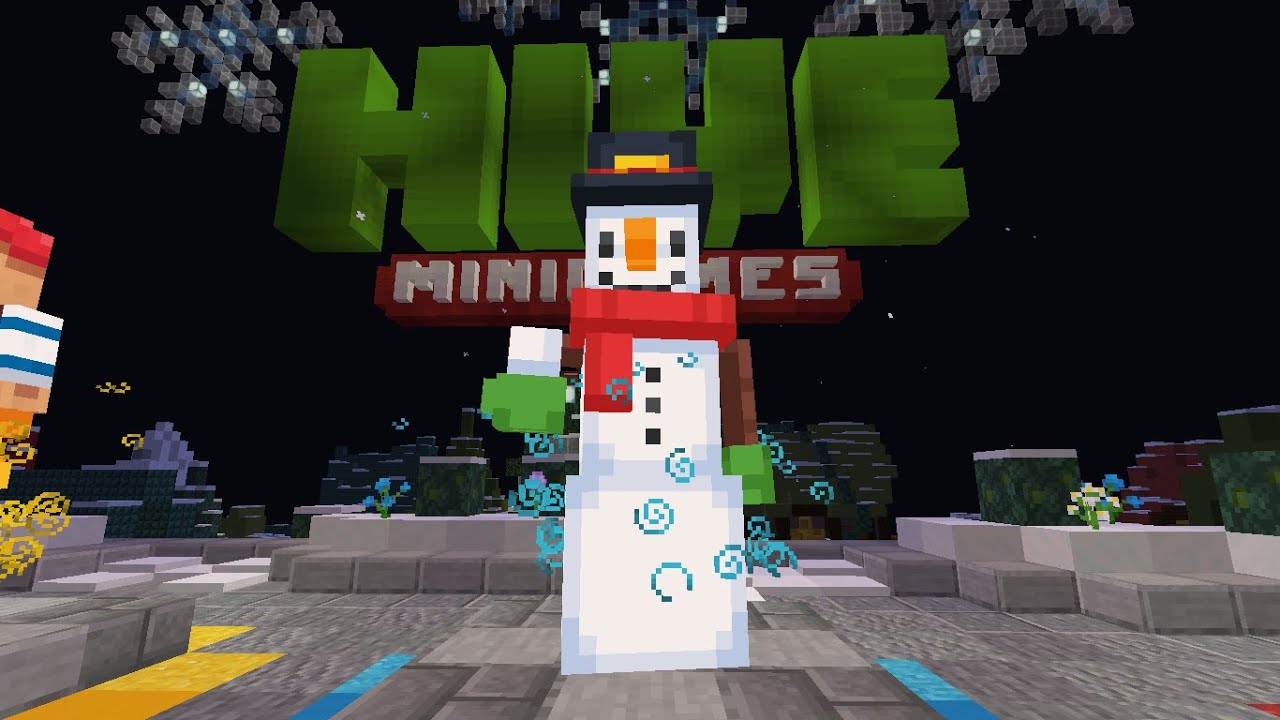 Minecraft - Snow Wars : NEW XMAS GAME (Hive Bedrock) [Music] - YouTube