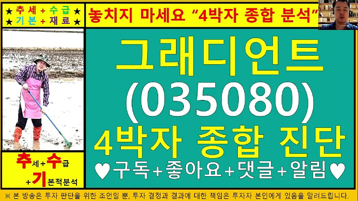 그래디언트(인터파크035080)4차원종목진단및향후주가전망 추수기(추수)전문가