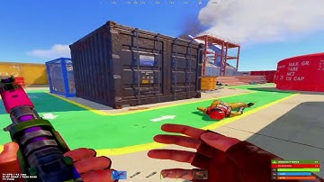 How a solo with 5k hrs plays on the official server in Rust with 500+ pop
