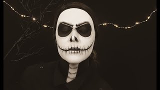 Easy Jack Skellington Halloween Makeup | Stephanie Ashcroft