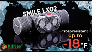 HEAD FLASHLIGHT WITH EXTRA POWERFUL RED LIGHT SMILE LX02 #1