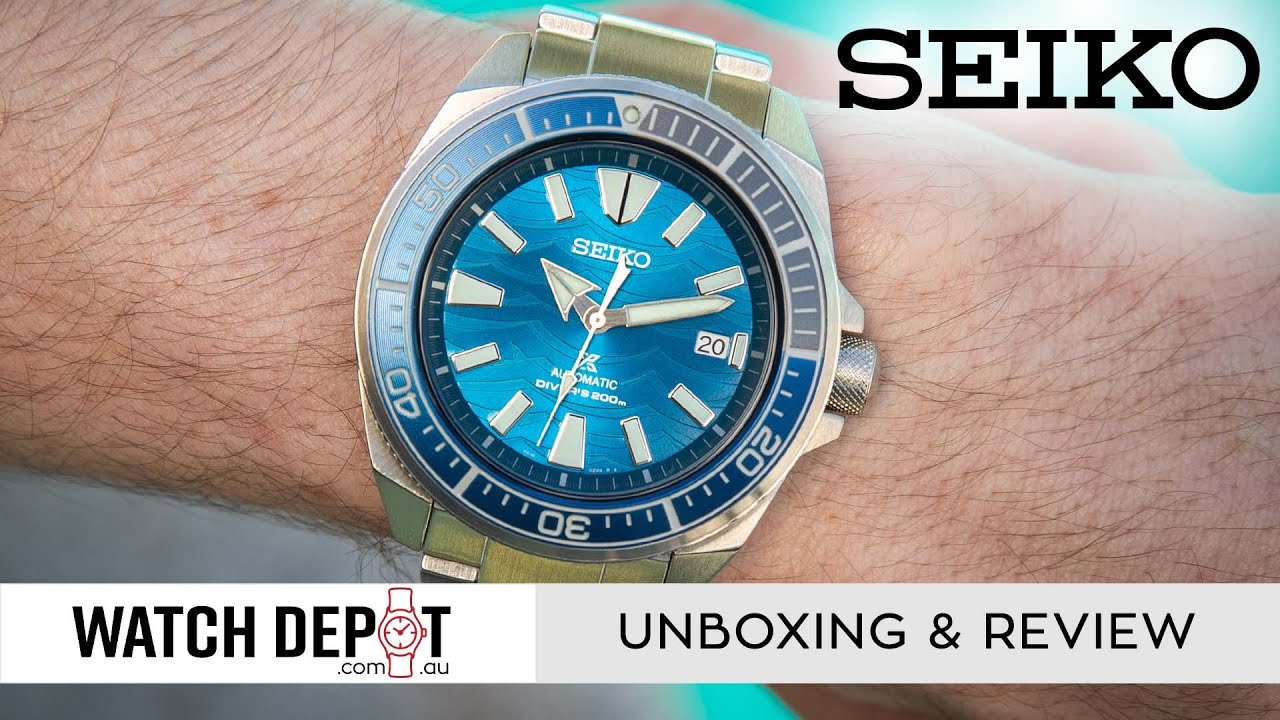 Seiko Prospex SRPD23K Save The Ocean Samurai Special Edition - Unboxing &  Quick Look - YouTube