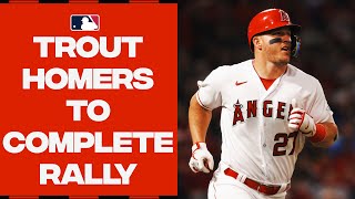 Mike Trout CRUSHES a ball to complete Angels rally