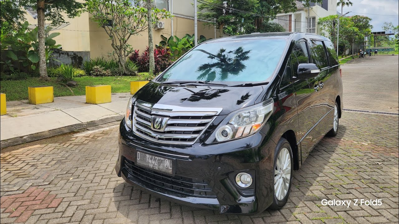 Ganteng lagi nih guys, Alphard SC Premium Sound 2012 Pilot Seat Istimewa Interior like new