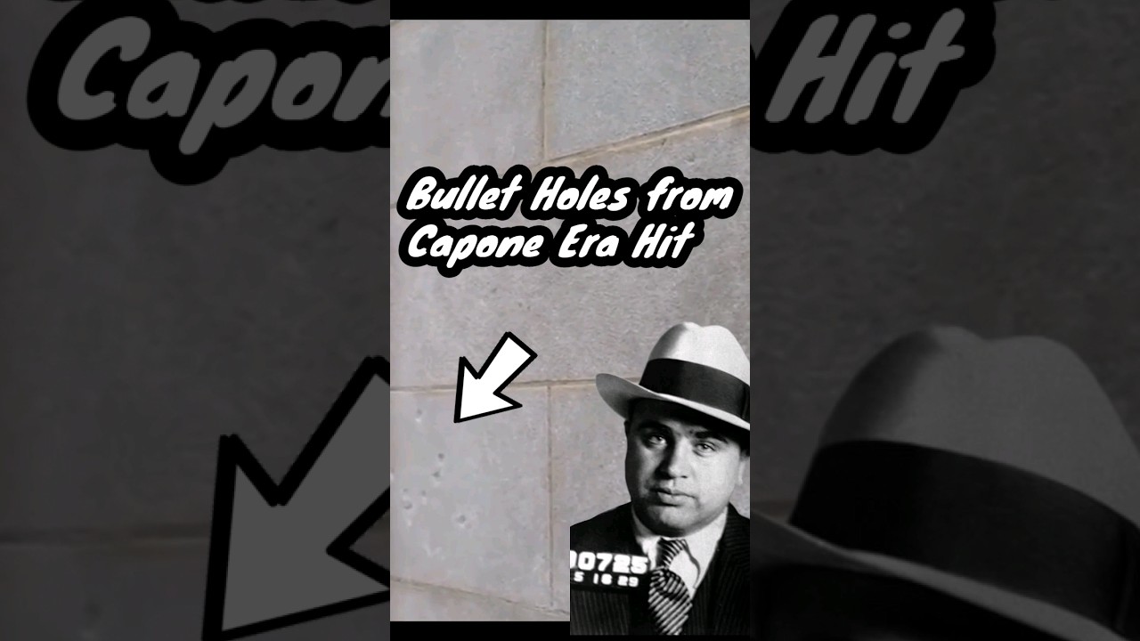 See Al Capone Gangster Era BULLET HOLES Still In CHICAGO Building TODAY!  