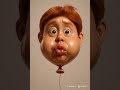 a face reference image to generate a fun face-balloon transformation video