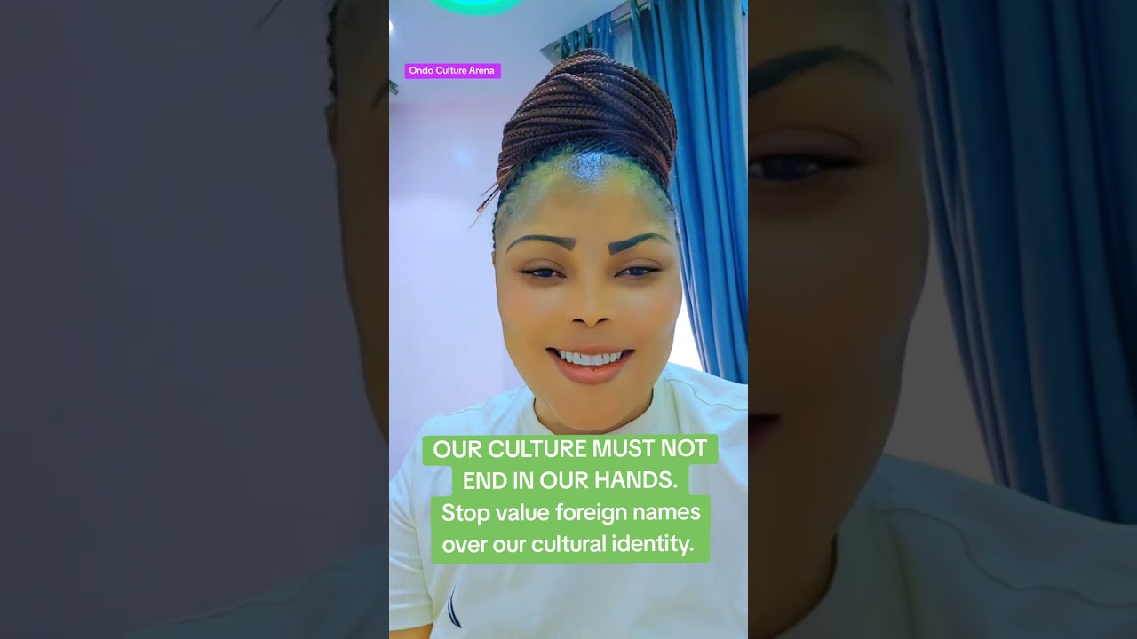 OUR CULTURE MUST NOT END IN OUR HANDS..#ondostate #ondo #yoruba