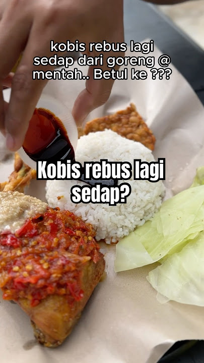 Ada ke player kobis rebus kat sini? Kalau ada,Munculkan diri anda #sambalgepuk #food #sambalkacang