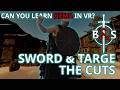 McBain Cuts [Broadsword &amp; Targe] - Can I Learn HEMA From YouTube and VR?